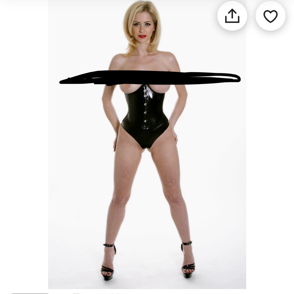 Real Latex corset